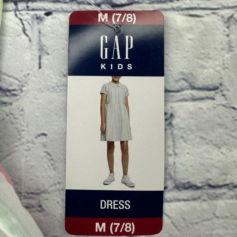 GAP Kid's Girl's 100% Cotton Short Sleeved Comfort Relaxed Fit Dress‎